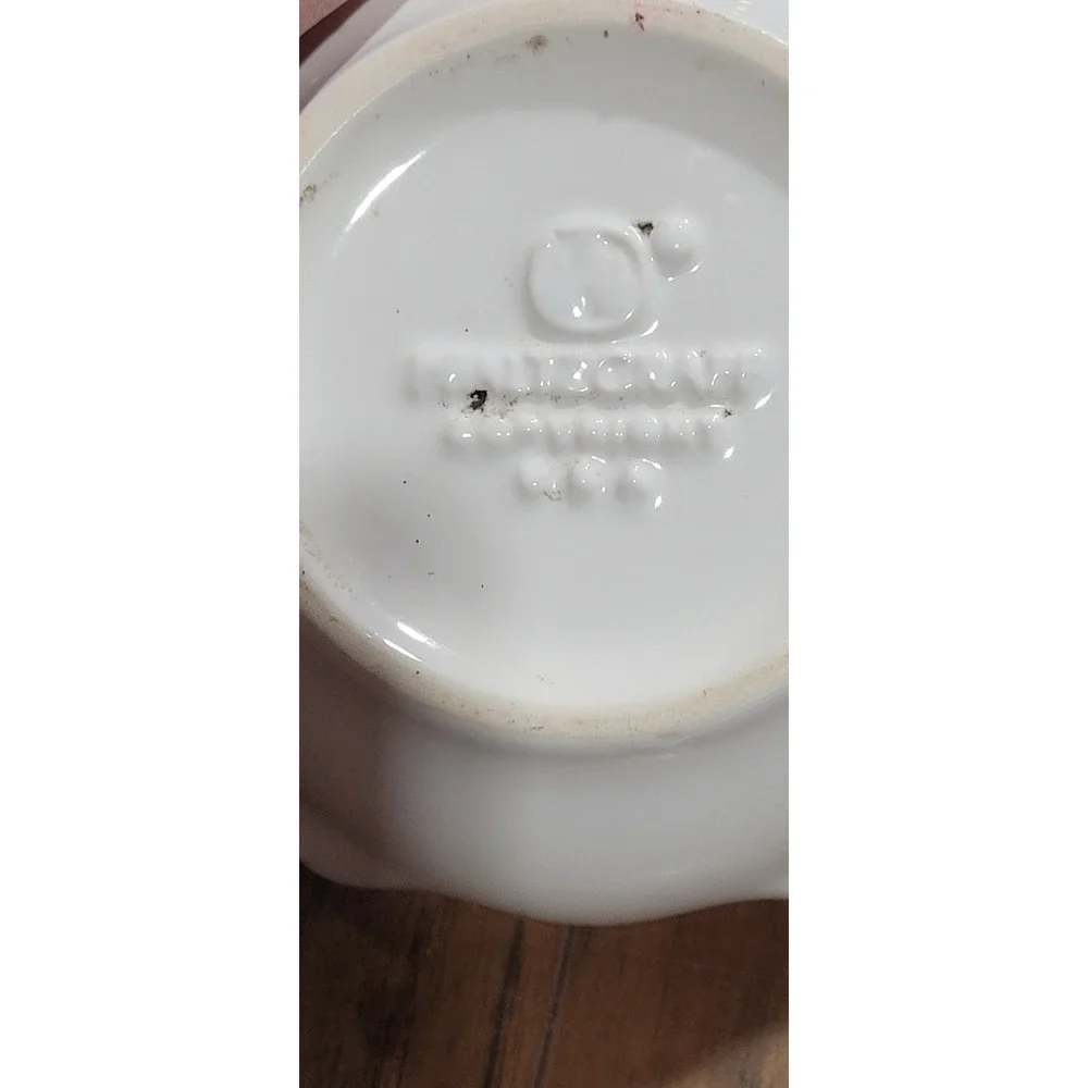 Pfaltzgraff Cream White Scalloped Shell Trinket Soap Dish Made In USA 5x4